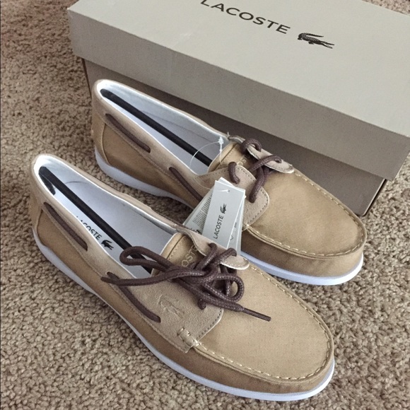 NWT Lacoste casual boat shoes size 8 Men’s - Picture 2 of 8